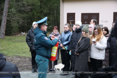 Занятие по использованию первичных средств пожаротушения
