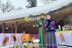 В субботу прошел гастрономический фестиваль «Пущанский смак» и проводы Снегурочки.