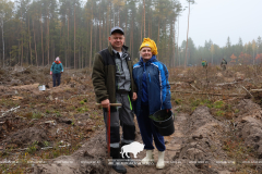 Посадка лесных культур в рамках акции  «Дай лесу новае жыццё!»