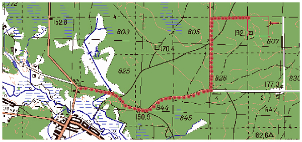 Схема маршруту