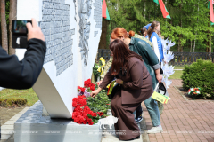 Митинг-реквием в деревне Лески
