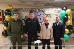 Поздравили с праздником 23 февраля