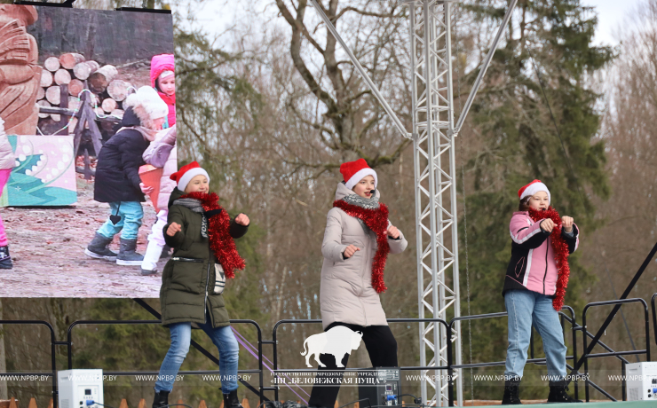  В Поместье белорусского Деда Мороза состоялось праздничное мероприятие «Проводы Снегурочки»! 